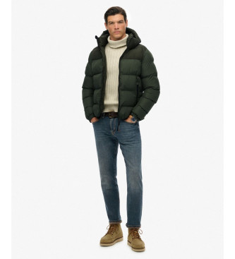 Superdry Quiltet jakke Colorblock grn