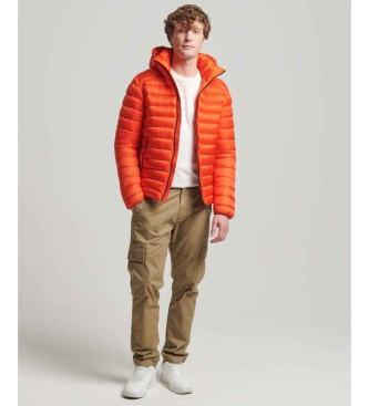 Superdry Fuji Sport Steppjacke mit Kapuze orange