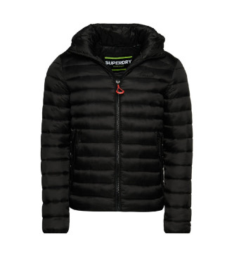 Superdry Fuji Sport Hooded Quilted Jacket black