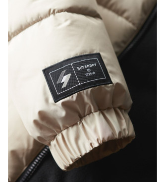 Superdry Gewatteerd jack met capuchon Sport beige