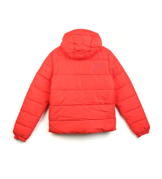 Superdry Hooded quilted jacket Sports orange