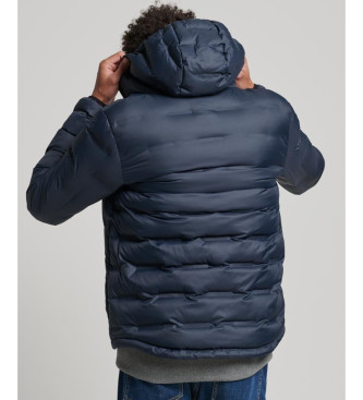 Superdry Short quilted jacket navy