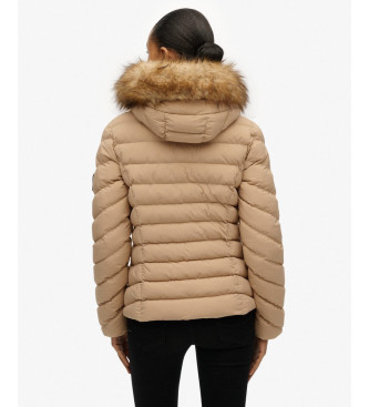Superdry Gewatteerd jack Fuj beige