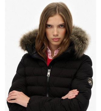 Superdry Fuji Faux jacka svart