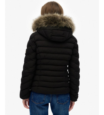 Superdry Fuji Faux jacka svart