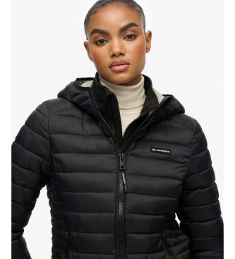Superdry Giacca imbottita nera Fuji Lite