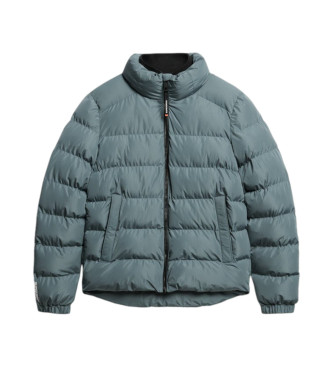 Superdry Sports quilted jacket blue