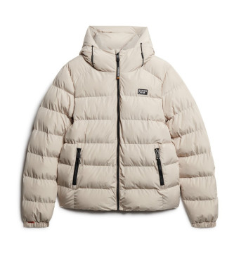 Superdry Sportief beige gewatteerd jack