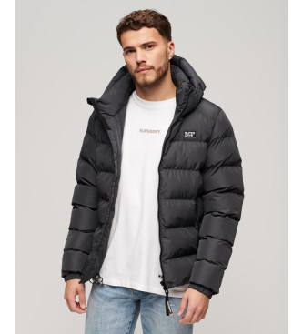 Superdry Casaco desportivo acolchoado cinzento