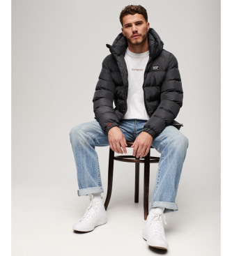 Superdry Sports quilted jacket grey