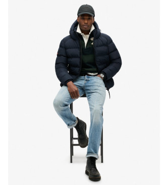 Superdry Sports quiltet jakke navy