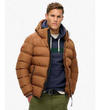 Superdry Gewatteerd jack Sportbruin