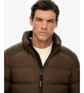 Superdry Quiltad sportjacka brun