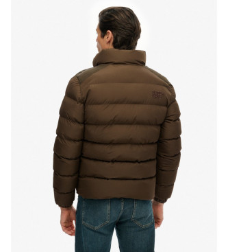 Superdry Quiltad sportjacka brun