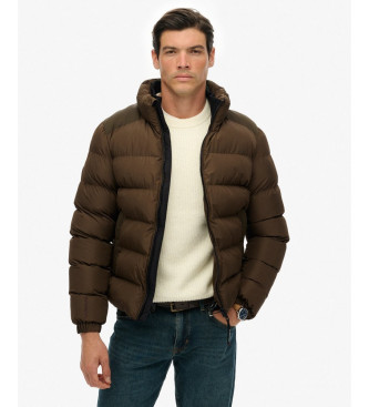 Superdry Quiltad sportjacka brun