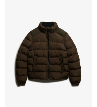 Superdry Quiltad sportjacka brun