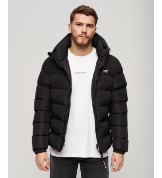 Superdry Quiltet sportsjakke, sort