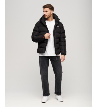 Superdry Quiltet sportsjakke, sort