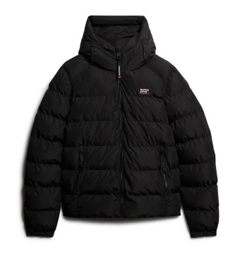 Superdry Quiltet sportsjakke, sort