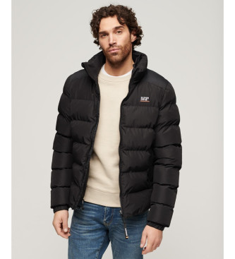 Superdry Quiltad sportjacka svart