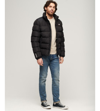 Superdry Quiltad sportjacka svart