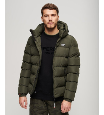 Superdry Sport Steppjacke grn