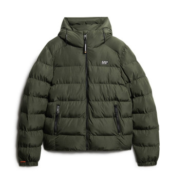 Superdry Sports quilted jacket green