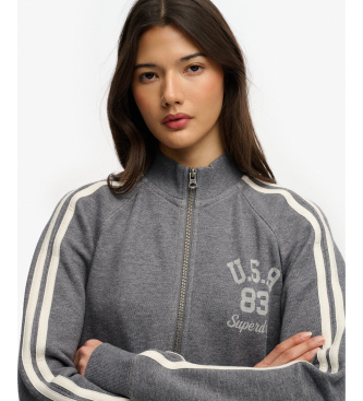 Superdry Chaqueta Athletic Track gris