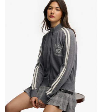 Superdry Chaqueta Athletic Track gris