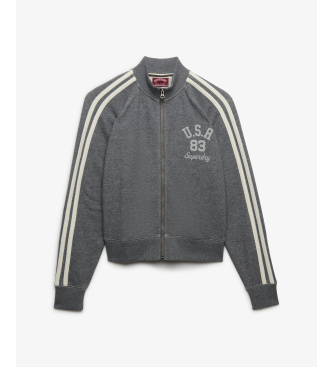 Superdry Chaqueta Athletic Track gris
