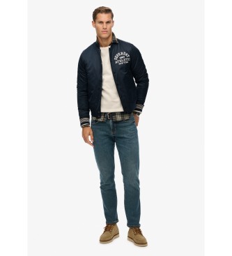 Superdry Athletic Varsity Bomberjacke Navy