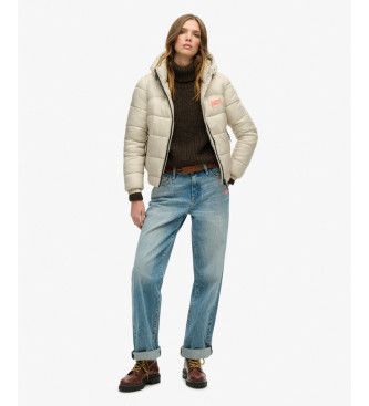Superdry Veste bombardier matelasse Sports beige
