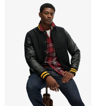 Superdry Blouson bombardier classique noir