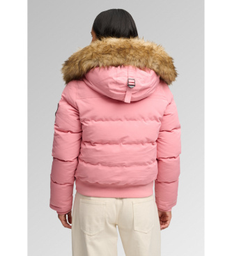 Superdry Everest Bomberjacke Rosa