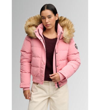 Superdry Everest Bomberjacke Rosa