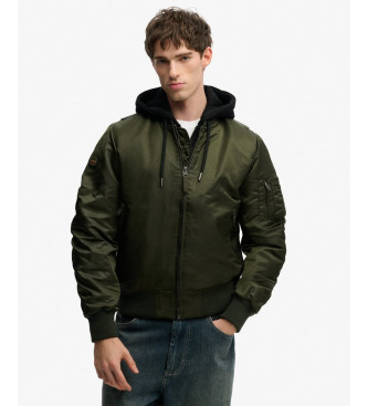 Superdry Giubbotto bomber verde Ma1