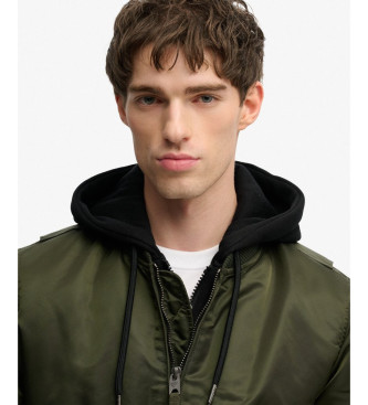 Superdry Giubbotto bomber verde Ma1