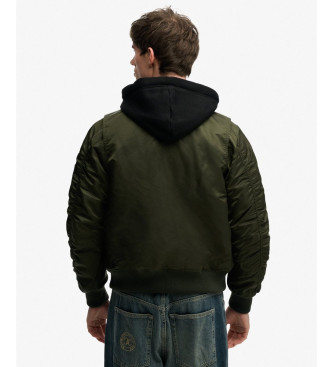Superdry Giubbotto bomber verde Ma1