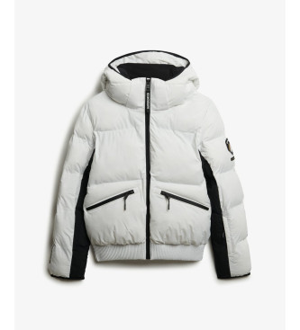 Superdry Giacca da sci con cappuccio bianca