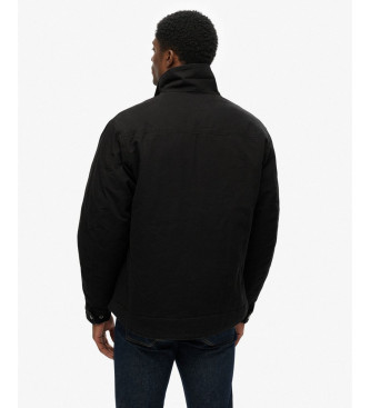Superdry Casaco de lona Ranch preto