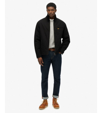 Superdry Casaco de lona Ranch preto