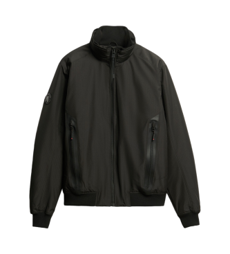 Superdry Stad Harrington Jas  zwart