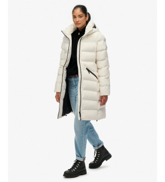 Superdry Chaqueta City Mid blanco roto