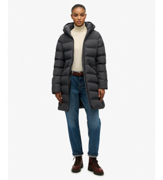 Superdry Chaqueta City Mid gris iscuro