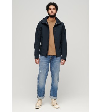 Superdry Hooded jack van softshell stof Trekker Navy