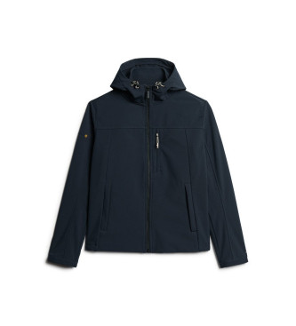 Superdry Hooded jack van softshell stof Trekker Navy