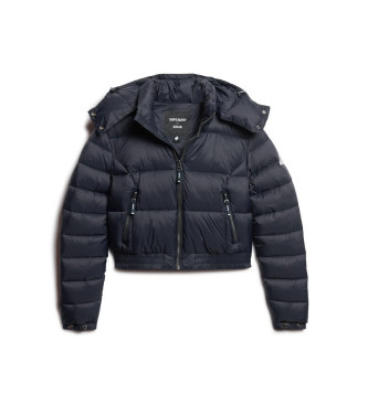 Superdry Short hooded jacket Fuji navy