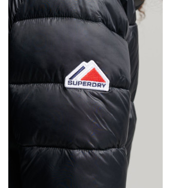 Superdry Kurze Kapuzenjacke Fuji schwarz