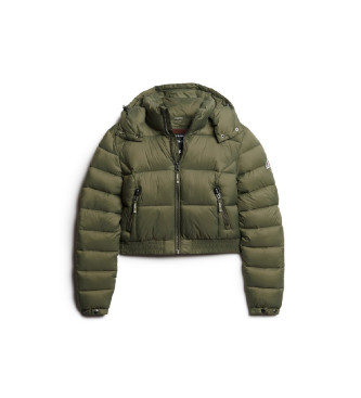 Superdry Kratka jakna s kapuco Fuji green