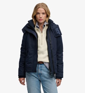 Superdry Arctic MF Windbreaker Jacket with Hood navy
